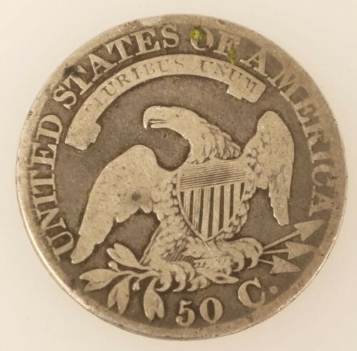 1827 U.S. Capped Bust Silver Half Dollar - Fresh Stock Dated October 2025