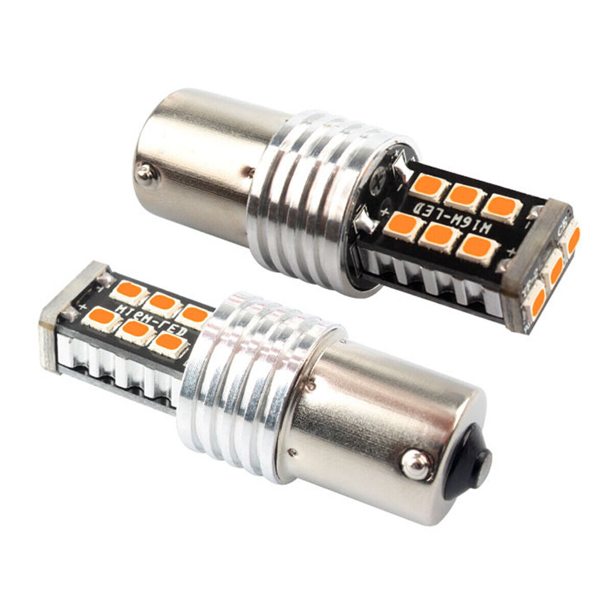 For Honda CBR1100XX 1997-2003 -2X Yellow LED Rear Turn Signal Light 1073 1156 US - Fresh Stock Dated October 2025