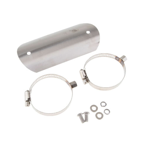 Universal Motorcycle Exhaust Muffler Pipe Heat Shield Cover Heel Guard #1 - Fresh Stock Dated October 2025