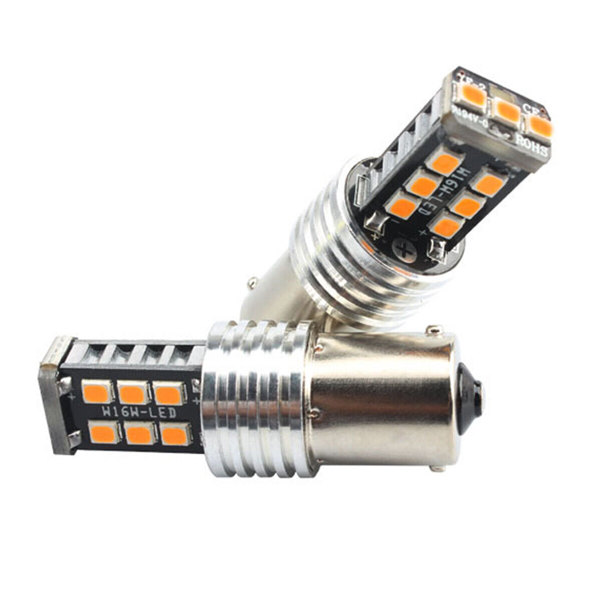 For Honda CBR1100XX 1997-2003 -2X Yellow LED Rear Turn Signal Light 1073 1156 US - Fresh Stock Dated October 2025