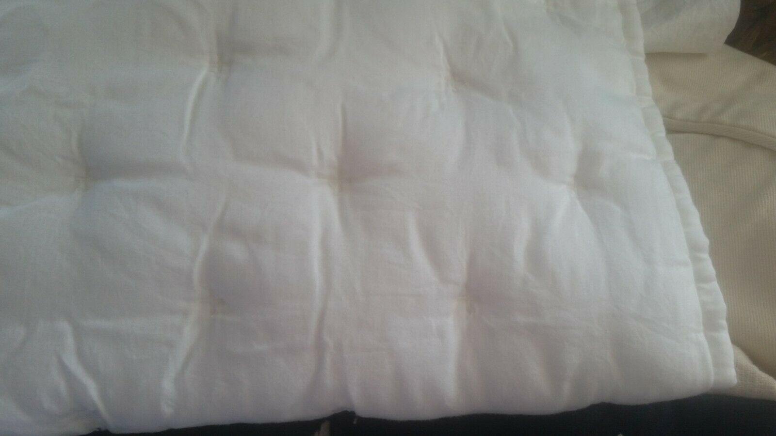 NEW pottery barn teen amelia tencel cross stitch cloud euro sham white - Fresh Stock Dated October 2025