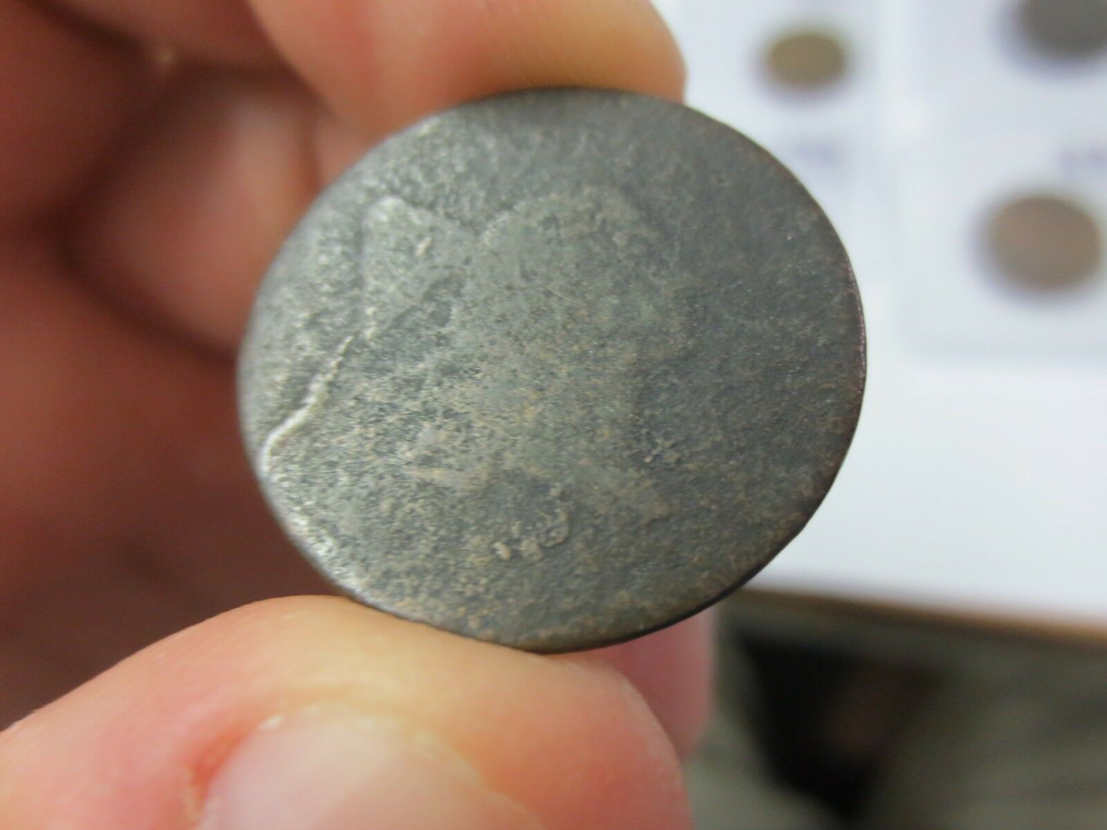 1797 U.S. Half Cent Plain Edge AG (932) - Fresh Stock Dated October 2025