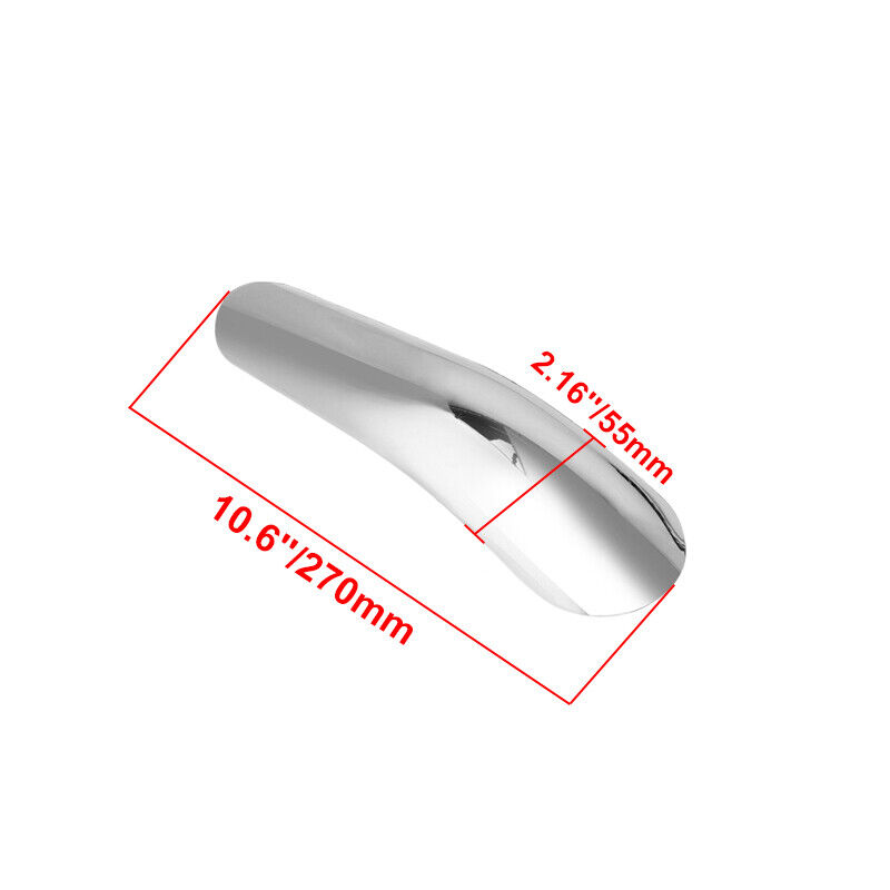Curved Exhaust Heat Shield Heel Guard For Harley Honda Kawasaki Suzuki Yamaha - Fresh Stock Dated October 2025