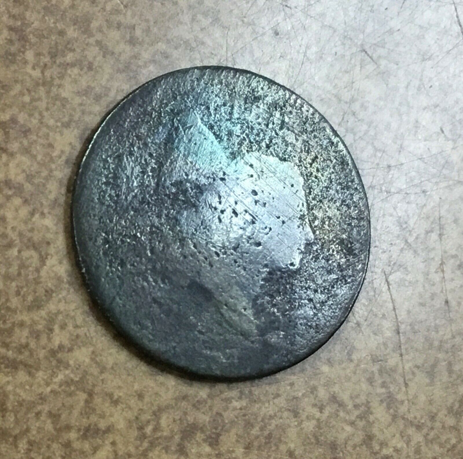 Plain Edge   No Pole  Liberty Cap   Half Cent   Possibly 1795 - Fresh Stock Dated October 2025