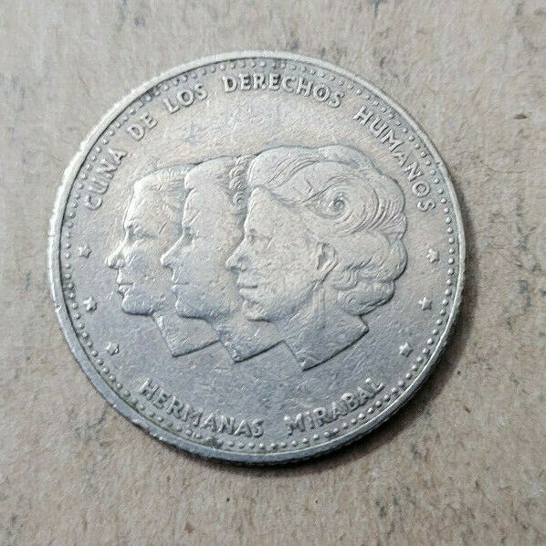 Dominican Republic 25 centavos, 1986, KM#61.2, copper-nickel, Mirabal Sisters - Fresh Stock Dated October 2025