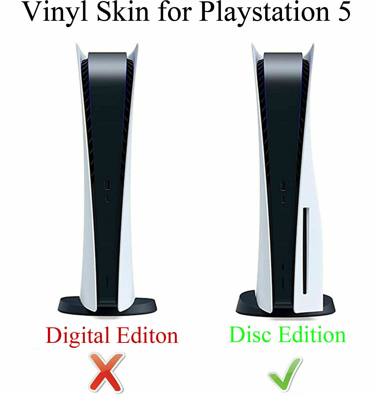 PS5 Standard Disc Console Vinyl Skin Sticker Decals Black Panther Marvel Wakanda - Fresh Stock Dated October 2025