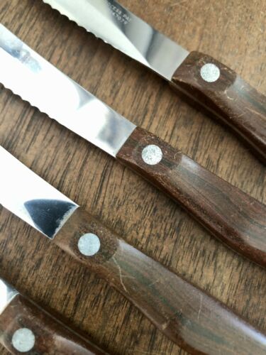 Set of 8 Vintage Cutco Serrated Steak Knives #1059. - Fresh Stock Dated October 2025