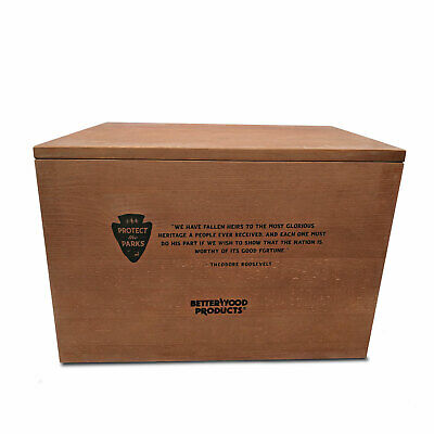 Better Wood Products Protect the Parks Fatwood Firestarter Crate, Yellowstone - Fresh Stock Dated October 2025