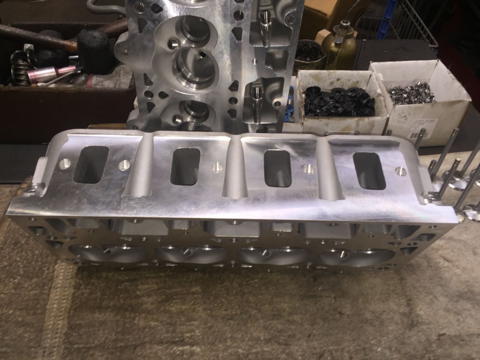 Chevrolet LS7 LS3 291cc 69cc New Assembled Aluminum Cylinder Heads Pro Header - Fresh Stock Dated October 2025