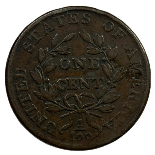 1798 Draped Bust Large Cent (2nd Hair Style) - VF - Fresh Stock Dated October 2025