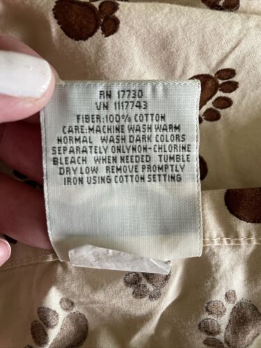 Woolrich kids twin sheets bear paw bedding 1 Flat 1 Fitted - Fresh Stock Dated October 2025