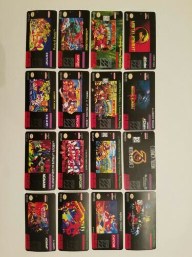 NES Back label rear label Snes Cartridge Replacement Game Label Sticker Precut - Fresh Stock Dated October 2025