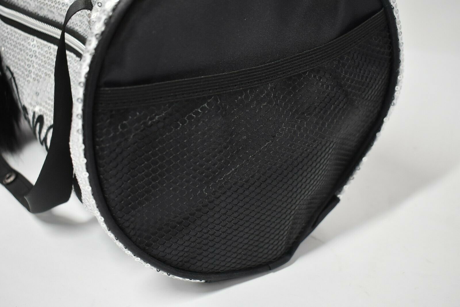 Danz N Motion Danshuz Girls Silver Black Sequin Duffle Dance Bag Small New - Fresh Stock Dated October 2025