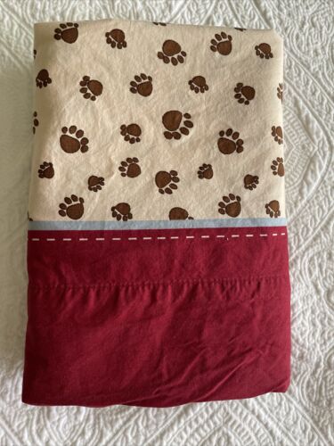 Woolrich kids twin sheets bear paw bedding 1 Flat 1 Fitted - Fresh Stock Dated October 2025