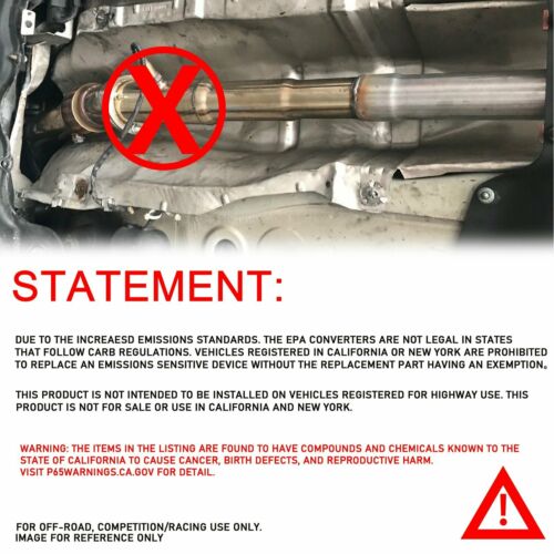 Exhaust Pipes For 2009-2011 Nissan 370Z /Infiniti 3.7L V6 2008-2011 VQ37VHR - Fresh Stock Dated October 2025
