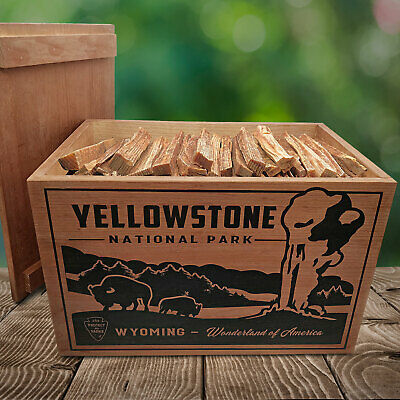 Better Wood Products Protect the Parks Fatwood Firestarter Crate, Yellowstone - Fresh Stock Dated October 2025