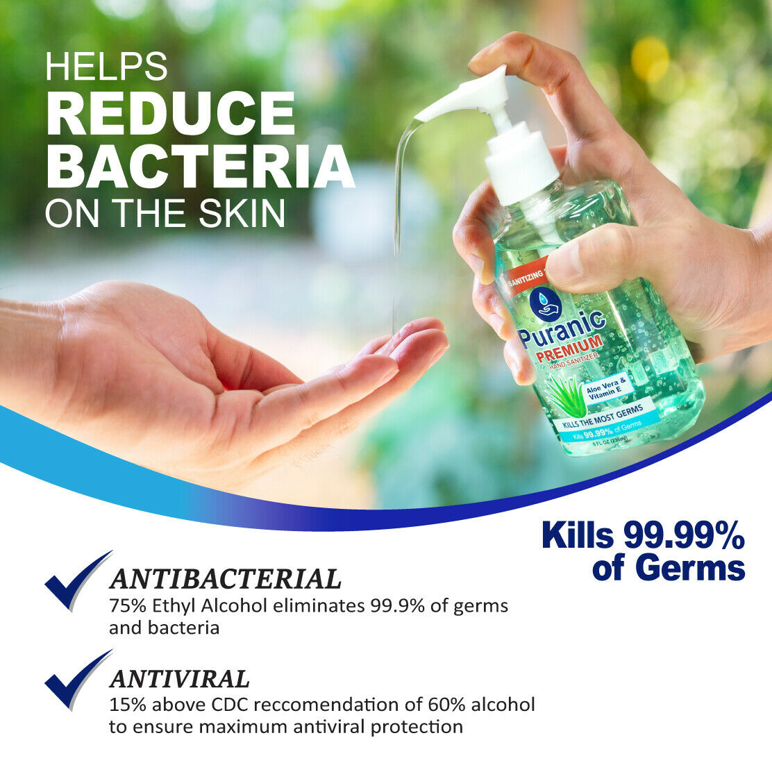 [HAND SANITIZER GEL 75%] ☑️ WHO/CDC Standards ☑️ 2oz 4oz 8oz 16oz 33oz 1 Gallon - Fresh Stock Dated October 2025