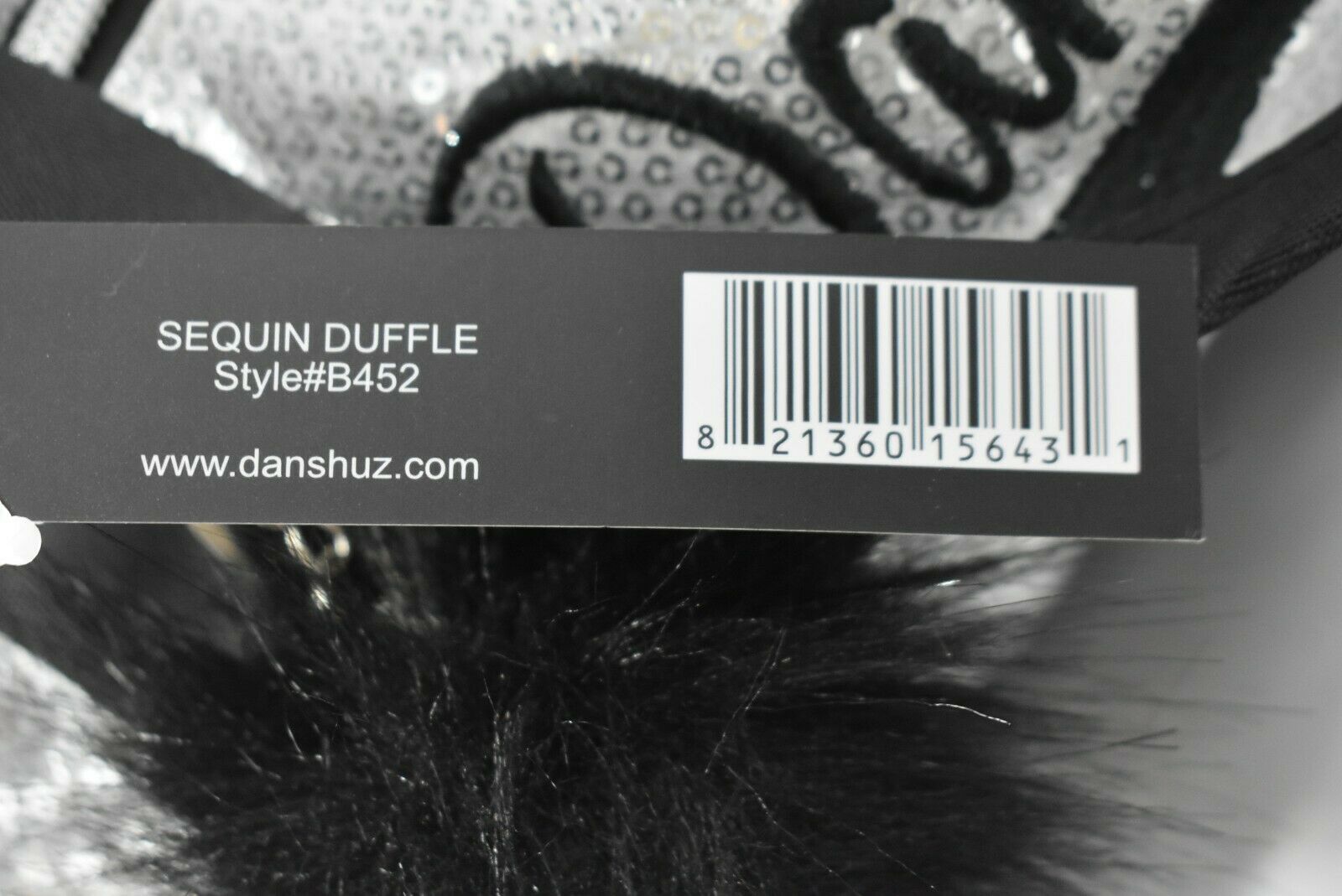 Danz N Motion Danshuz Girls Silver Black Sequin Duffle Dance Bag Small New - Fresh Stock Dated October 2025
