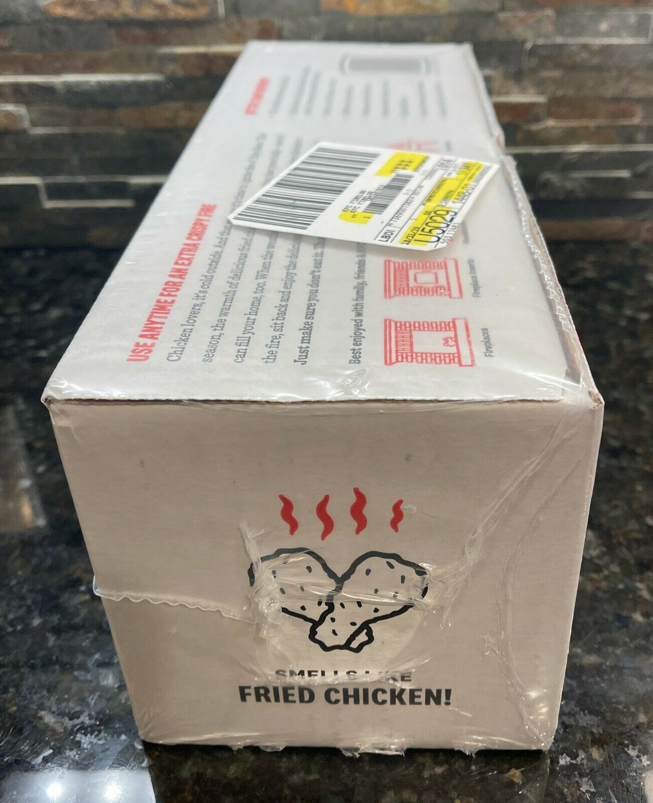 KFC Kentucky Fried Chicken Firelog Fried Chicken Scented 11 Herbs & Spices New - Fresh Stock Dated October 2025