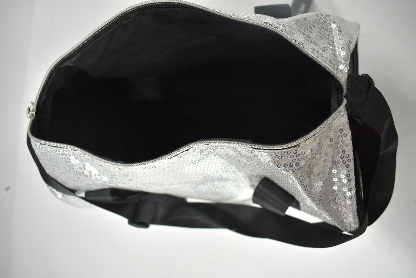 Danz N Motion Danshuz Girls Silver Black Sequin Duffle Dance Bag Small New - Fresh Stock Dated October 2025