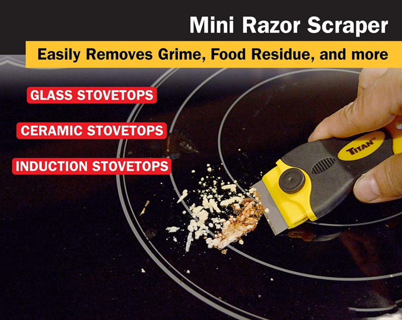 Titan Tools 12031 Mini Razor Scraper w/ Steel Blade - Fresh Stock Dated October 2025