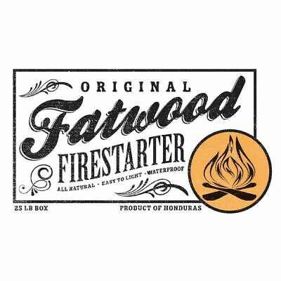 Earth Worth 25 Pound Box - Fatwood Fire starter Original Kindling Sticks - Fresh Stock Dated October 2025