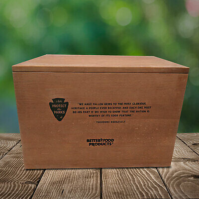 Better Wood Products Protect the Parks Fatwood Firestarter Crate, Yellowstone - Fresh Stock Dated October 2025