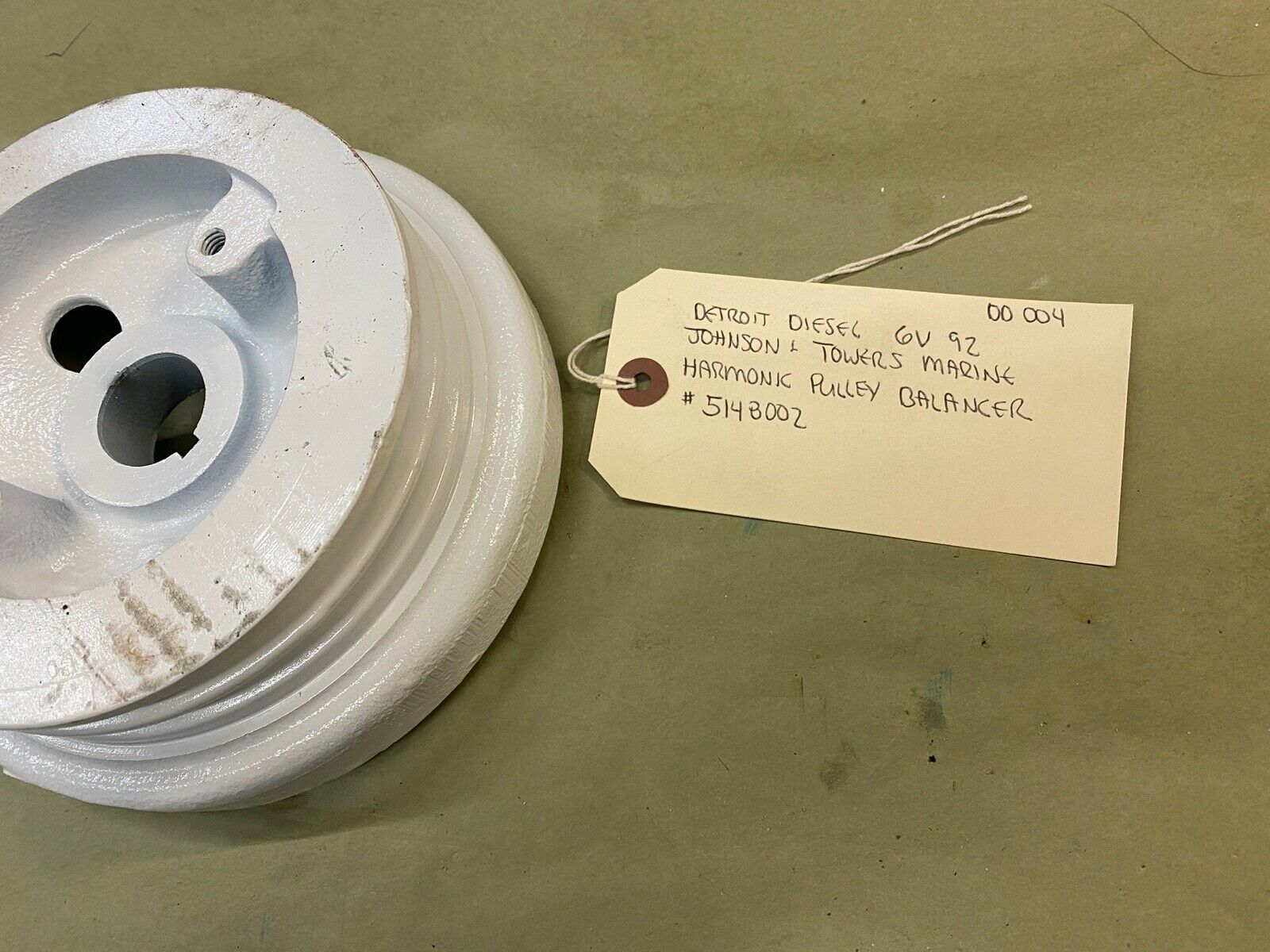 Detroit Diesel 6V92 Johnson and Towers Marine Harmonica Pulley Balancer 5148002M - Fresh Stock Dated October 2025