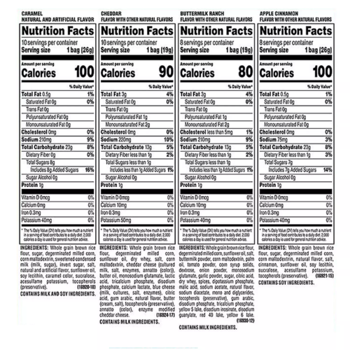 Quaker Rice Crisps Variety Pack (36 pk.) GOOD TASTE - Fresh Stock Dated October 2025