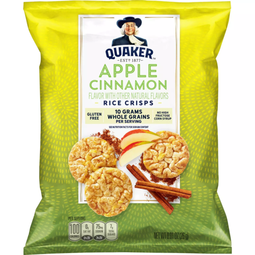 Quaker Rice Crisps Variety Pack (36 pk.) GOOD TASTE - Fresh Stock Dated October 2025