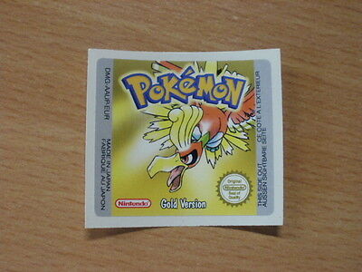 Gameboy Pokemon Collection Replacement Label Decal Sticker Nintendo Cartridge - Fresh Stock Dated October 2025
