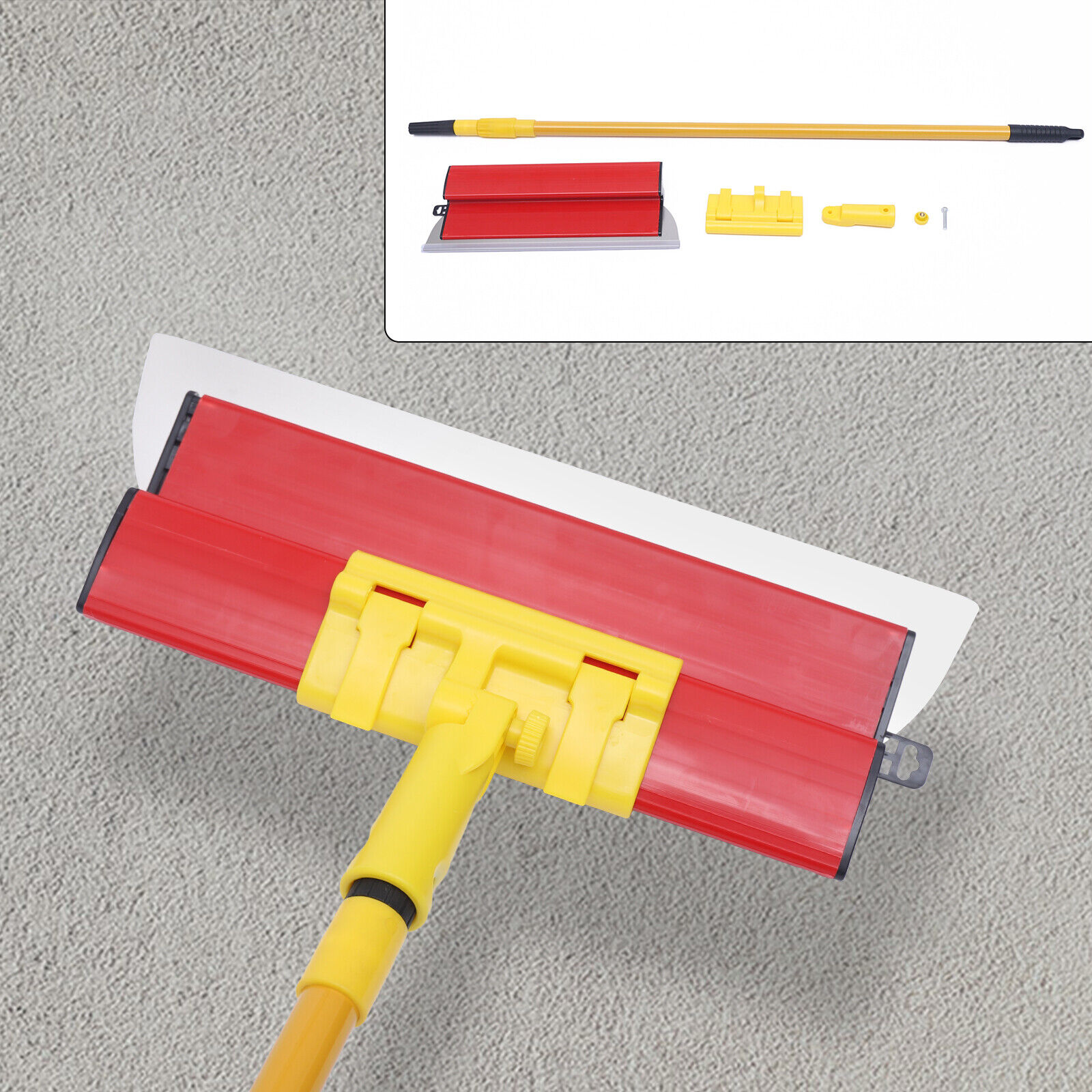 Putty Powder Leveling Scraper Plastering Putty Leveler Scraper Telescopic Rod - Fresh Stock Dated October 2025