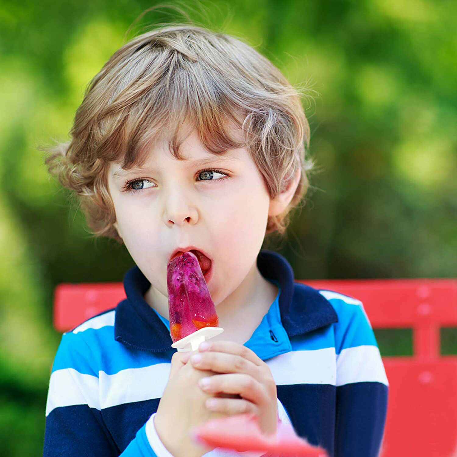 10 Cell Ice Cream Popsicle Frozen Mold Silicone Pop Maker/6 Cell Ice Cube Moulds - Fresh Stock Dated October 2025