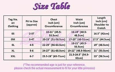 Chiffon Ruffle Pearls Ballet Tutu Dance Costume Dancewear Child Size 2T-7 #022 - Fresh Stock Dated October 2025