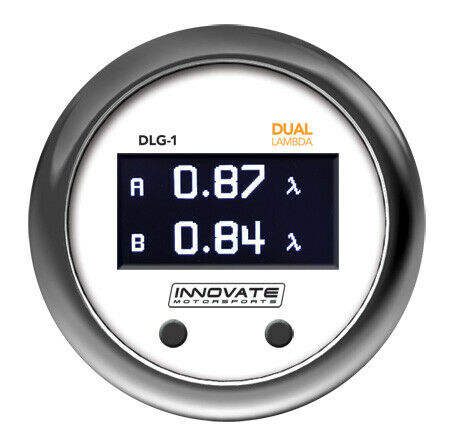Innovate Motorsports DLG-1 Dual Lambda Air/Fuel Ratio Gauge 2-1/16
