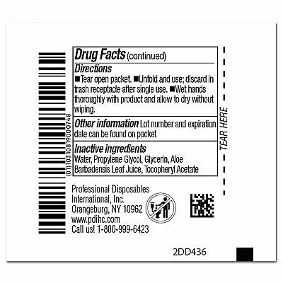 Sani-Hands Wipe Hand Sanitizing Wipe 100 Count Individual Packet 100 per Box - Fresh Stock Dated October 2025