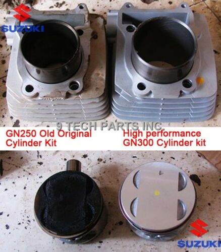 For SUZUKI GN250 GZ250 DF250 LT250 DR250 BIG BORE Cylinder Kit Upgrade to 300 cc - Fresh Stock Dated October 2025
