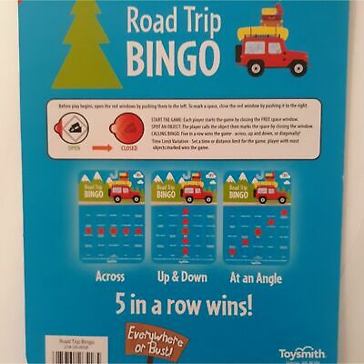 Road Trip Bingo 3pc Set Ages 3 and Up Educational Learning Aid Fun Toy - Fresh Stock Dated October 2025
