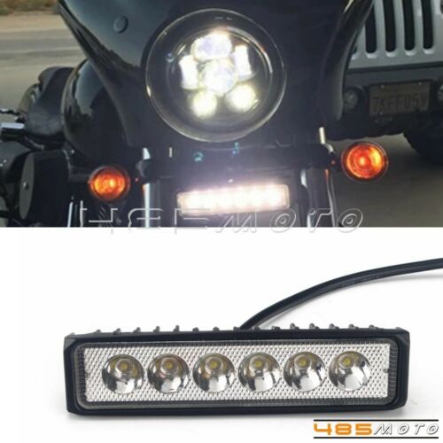 Dirt Bike Dual Sport 6pcs LED Light Bar 12V/24V Work Light Off Road Lights IP 67 - Fresh Stock Dated October 2025