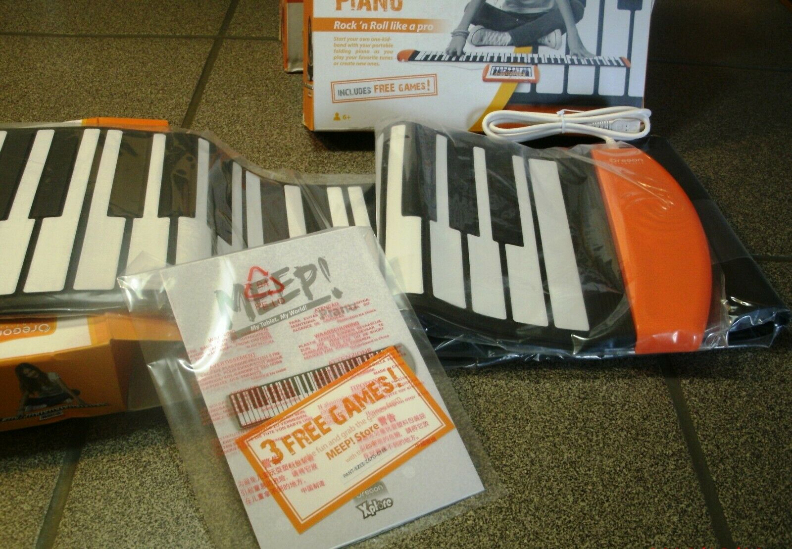 Oregon Scientific Xplore Meep! Drum pad and Piano (2 items) - Fresh Stock Dated October 2025