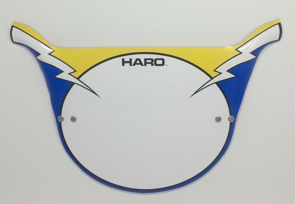 Haro Style Pro Plate. Lightning Bolt BMX Number Plates - Fresh Stock Dated October 2025