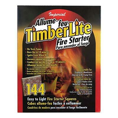 Imperial Timberlite Fire Starter, 144 Squares, KK0313,Brown - Fresh Stock Dated October 2025