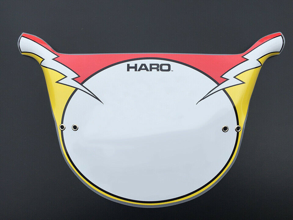 Haro Style Pro Plate. Lightning Bolt BMX Number Plates - Fresh Stock Dated October 2025