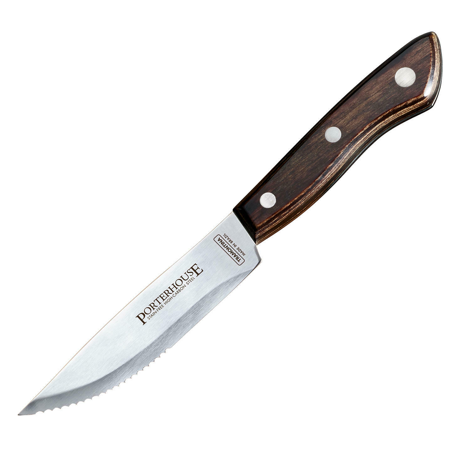Tramontina 8-Piece Porterhouse Steak Knife Set, Pointed. - Fresh Stock Dated October 2025
