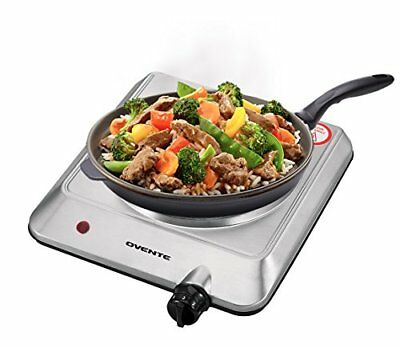 Electric Cooktop Stove Portable One 1 Burner Ceramic Glass Hot Plate Cooking - Fresh Stock Dated October 2025
