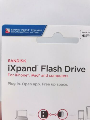 SanDisk iXpand 64GB USB 3.0 Flash Drive For iPhone and iPad - Fresh Stock Dated October 2025