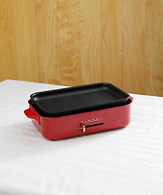 BRUNO compact hot plate BOE021-RD Japan Domestic AC:100 - Fresh Stock Dated October 2025