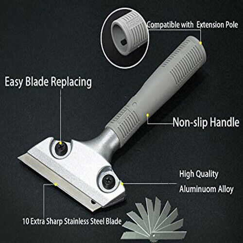 LDS Industry Glass Scraper Stove Cleaner Extendable Razor Blade Sticker/paint... - Fresh Stock Dated October 2025