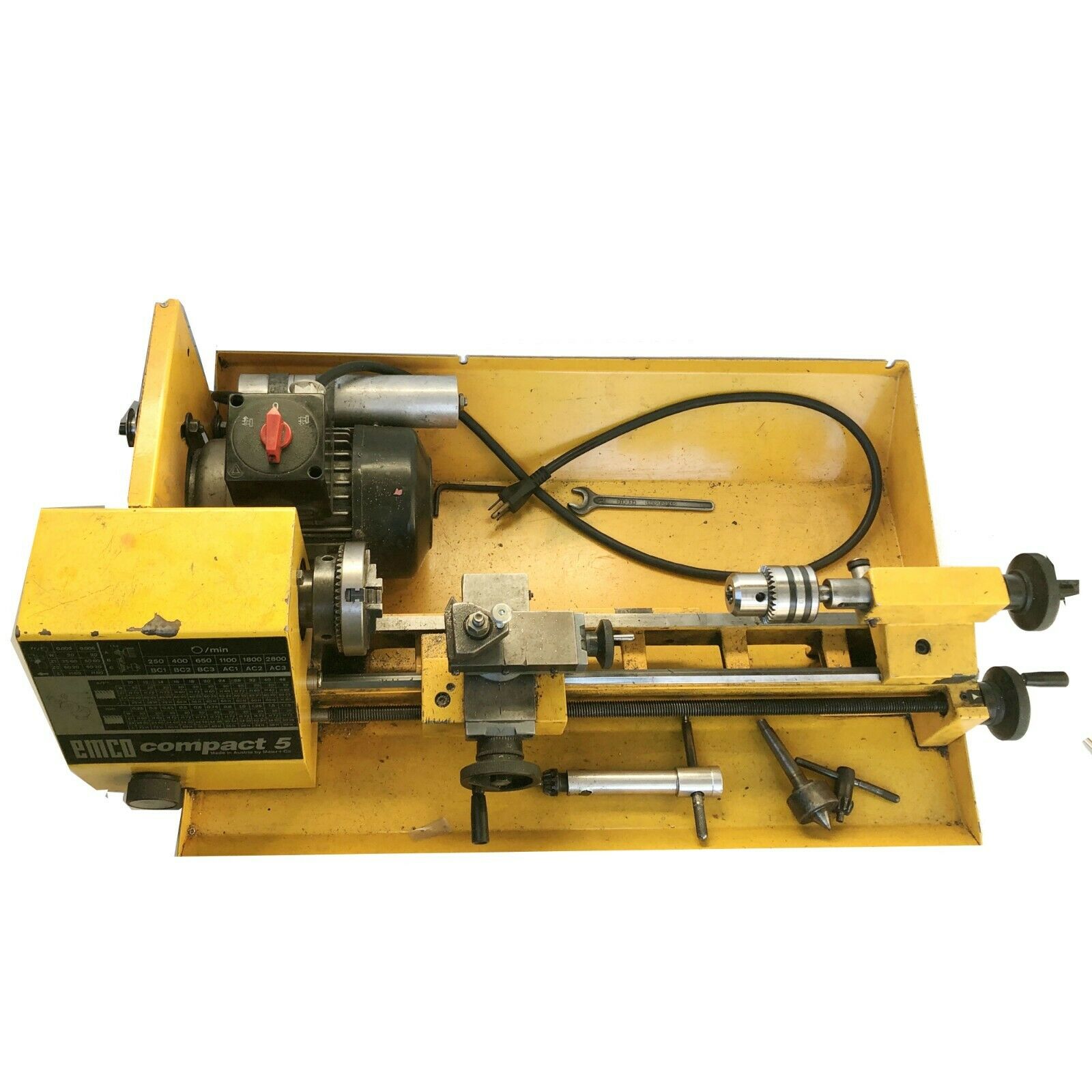 EMCO COMPACT 5 LATHE USED WORKING CONDITION - Fresh Stock Dated October 2025