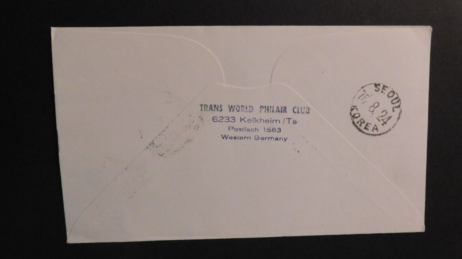 1975 Airmail Cover Airbus A300B First Flight Korean Air Lines Korea to Bangkok 2 - Fresh Stock Dated October 2025